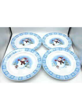 MBT2 by Merry Brite 10-1/2 inch Dinner Plates Set of 4 Pattern Code: MBT2